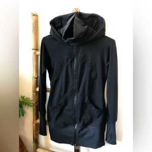 Lulu Lemon High Neck Hooded Jacket
